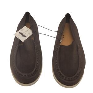 Crewcuts J. Crew Boys Brown Loafer Slide On Casual Dress Shoe Sz 5